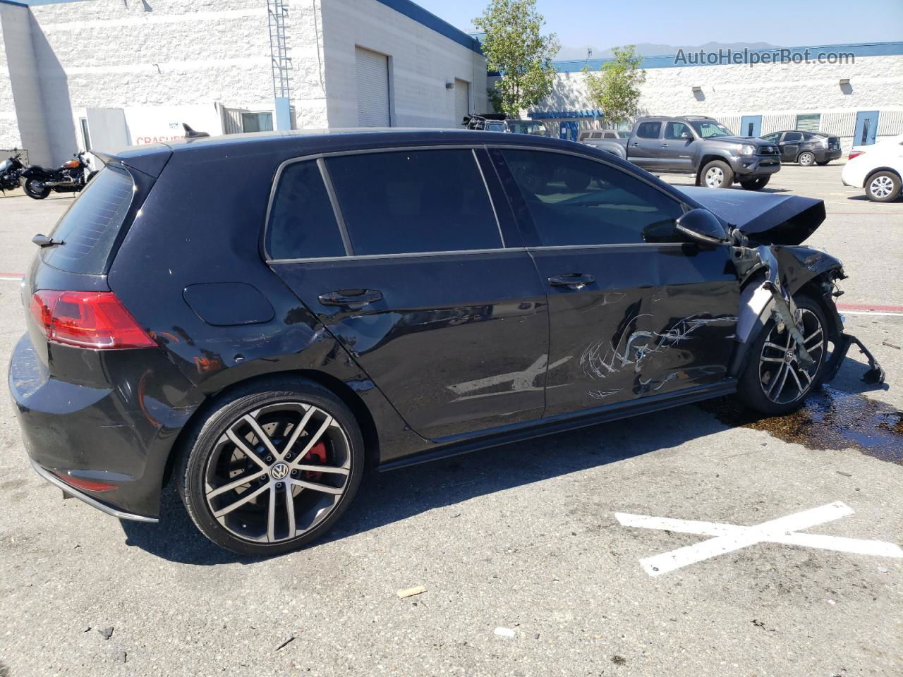 2017 Volkswagen Gti S/se Черный vin: 3VW447AU9HM071638