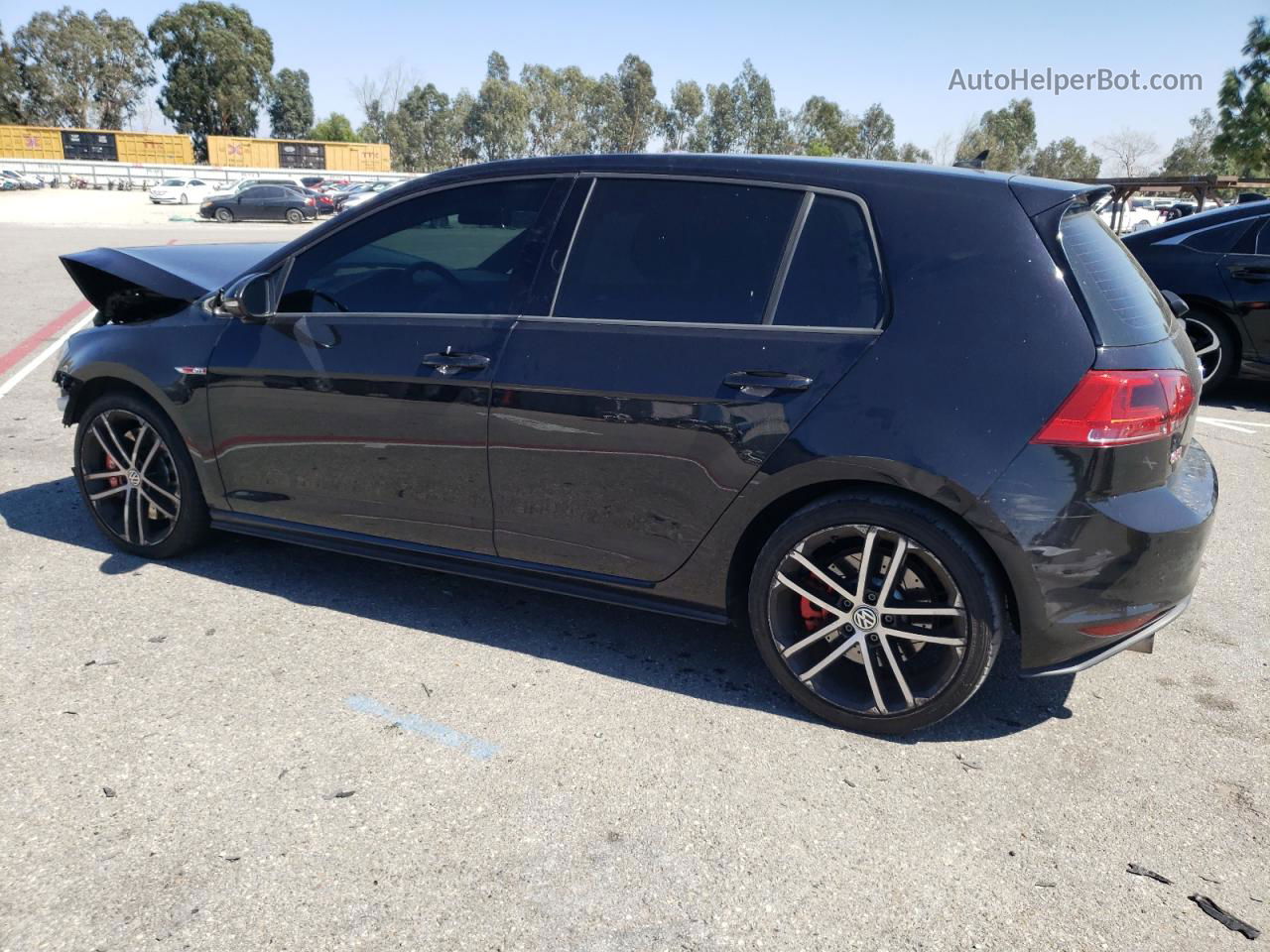 2017 Volkswagen Gti S/se Черный vin: 3VW447AU9HM071638