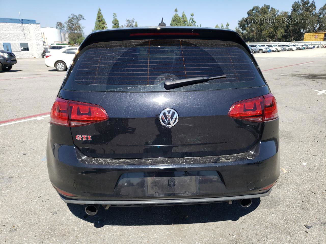 2017 Volkswagen Gti S/se Черный vin: 3VW447AU9HM071638