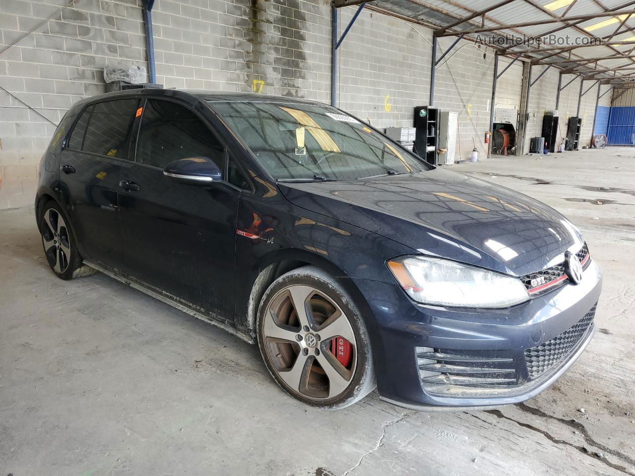 2017 Volkswagen Gti S/se Синий vin: 3VW447AU9HM075933