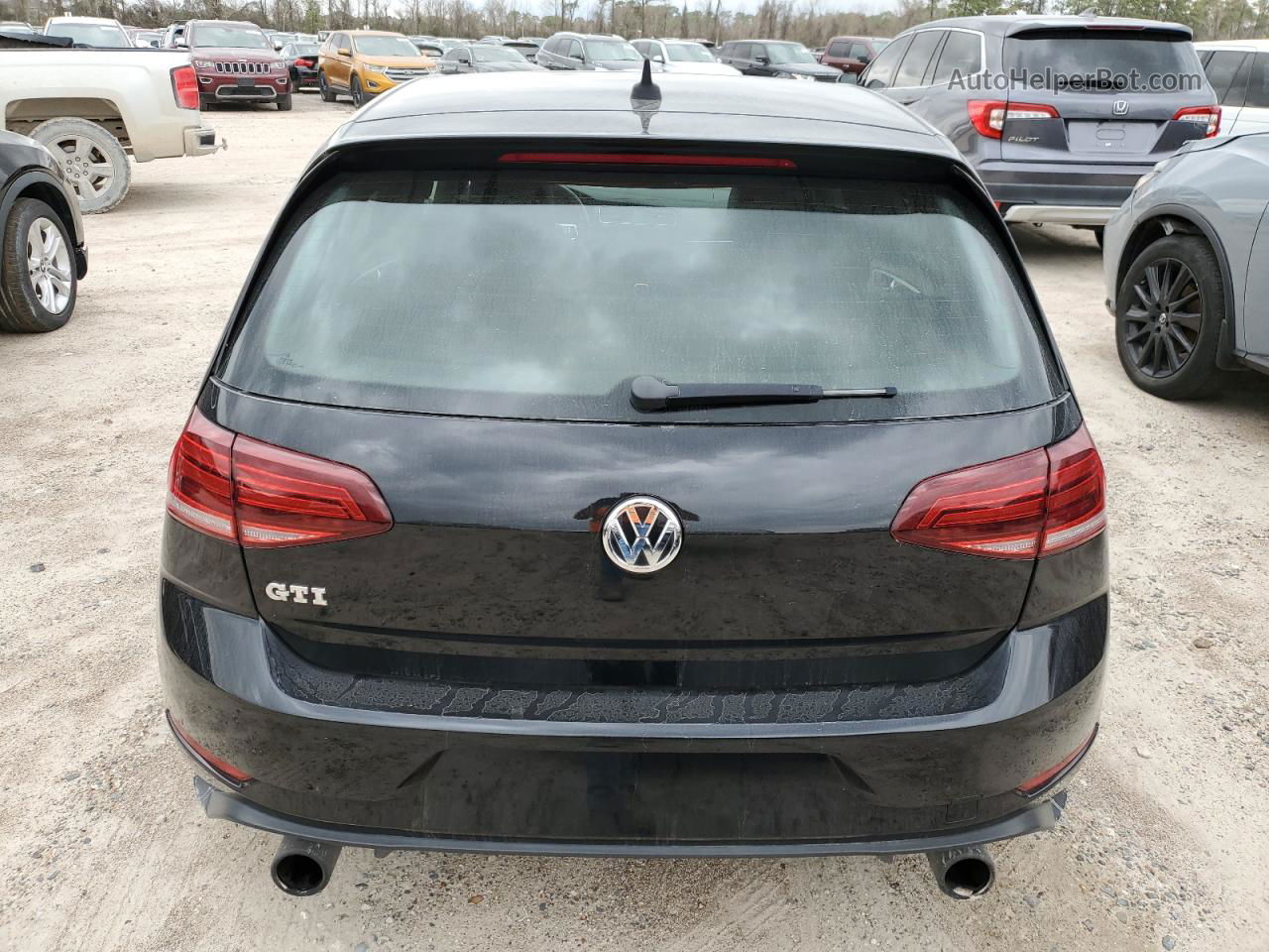 2018 Volkswagen Gti S/se Black vin: 3VW447AU9JM260960