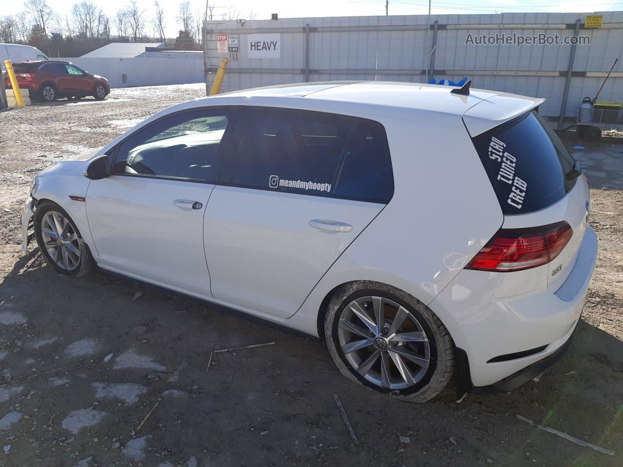 2018 Volkswagen Gti S/se White vin: 3VW447AU9JM264877