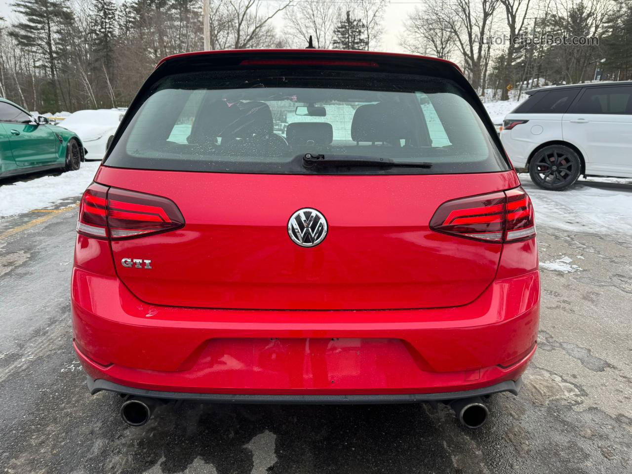 2018 Volkswagen Gti S/se Red vin: 3VW447AU9JM295210