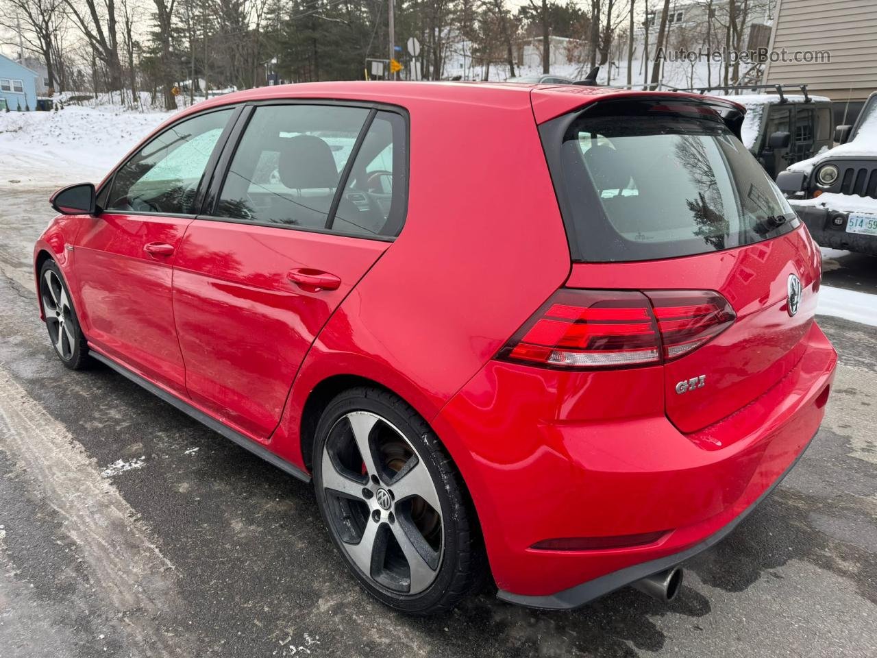 2018 Volkswagen Gti S/se Red vin: 3VW447AU9JM295210