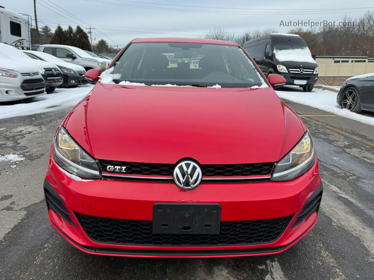 2018 Volkswagen Gti S/se Red vin: 3VW447AU9JM295210