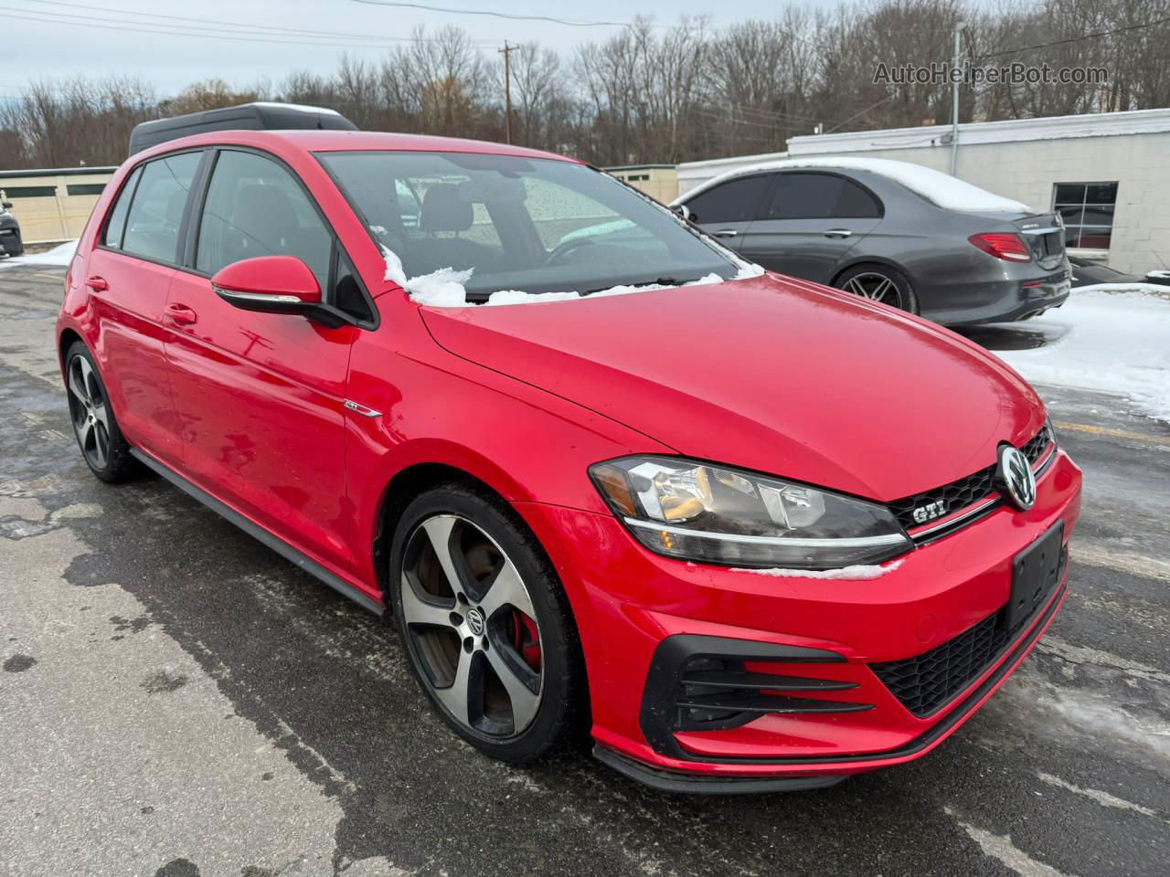 2018 Volkswagen Gti S/se Red vin: 3VW447AU9JM295210