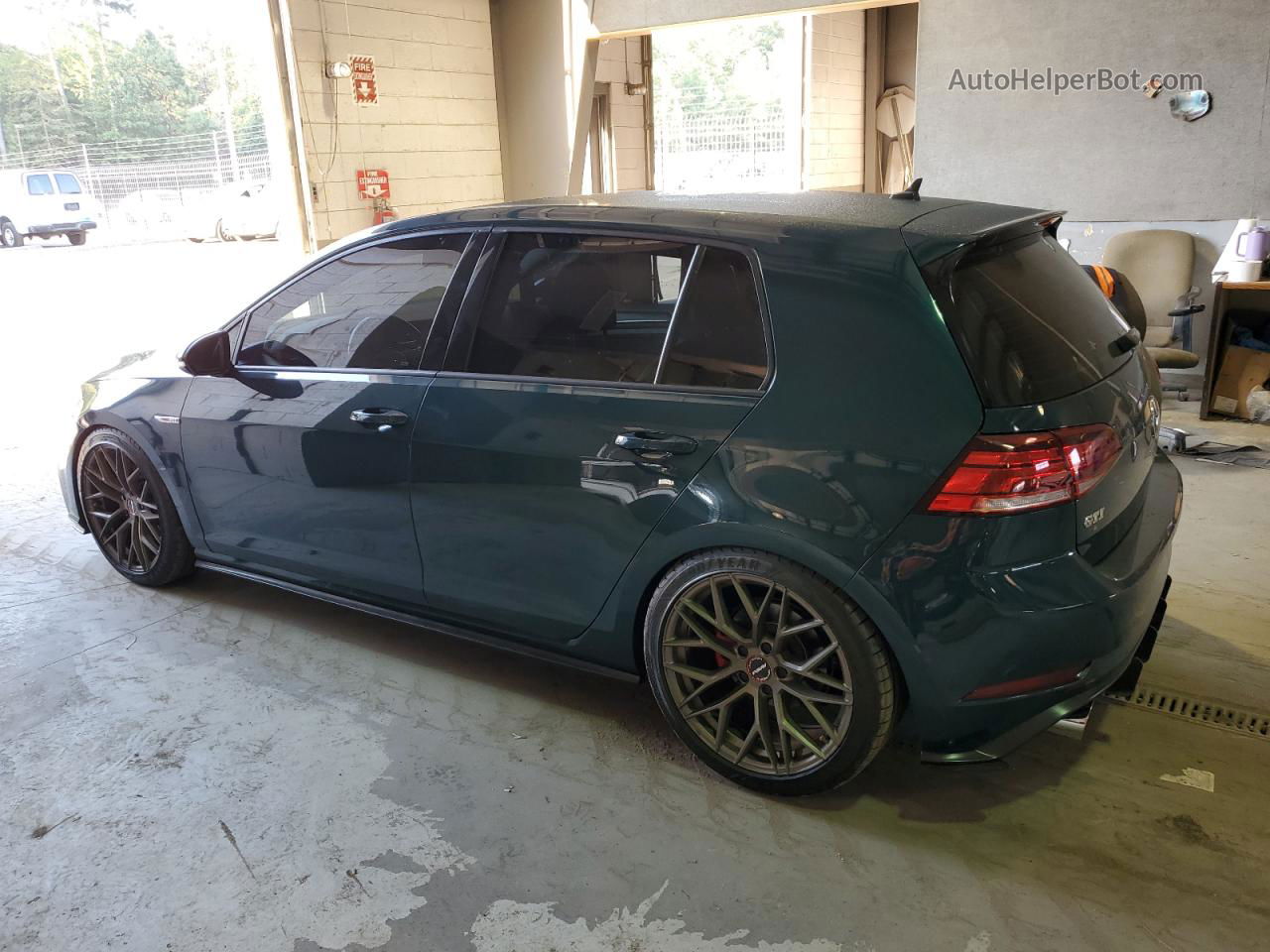 2018 Volkswagen Gti S/se Green vin: 3VW447AU9JM296079