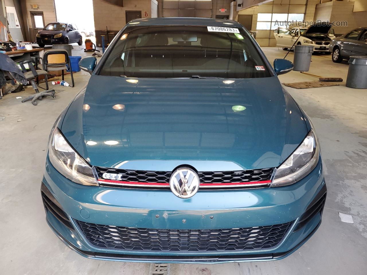 2018 Volkswagen Gti S/se Green vin: 3VW447AU9JM296079