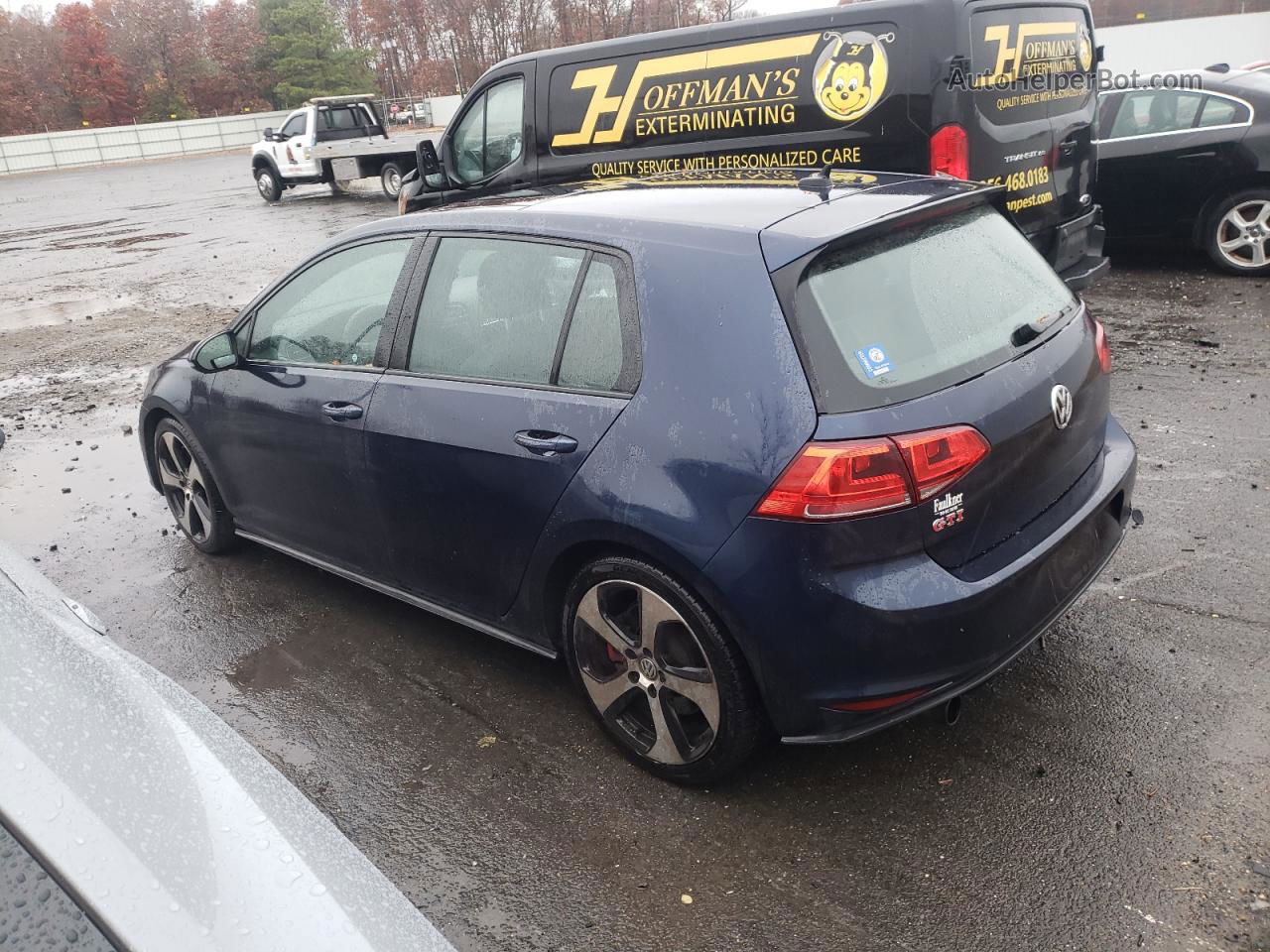 2016 Volkswagen Gti S/se Blue vin: 3VW447AUXGM025038