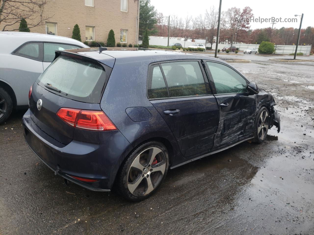 2016 Volkswagen Gti S/se Blue vin: 3VW447AUXGM025038