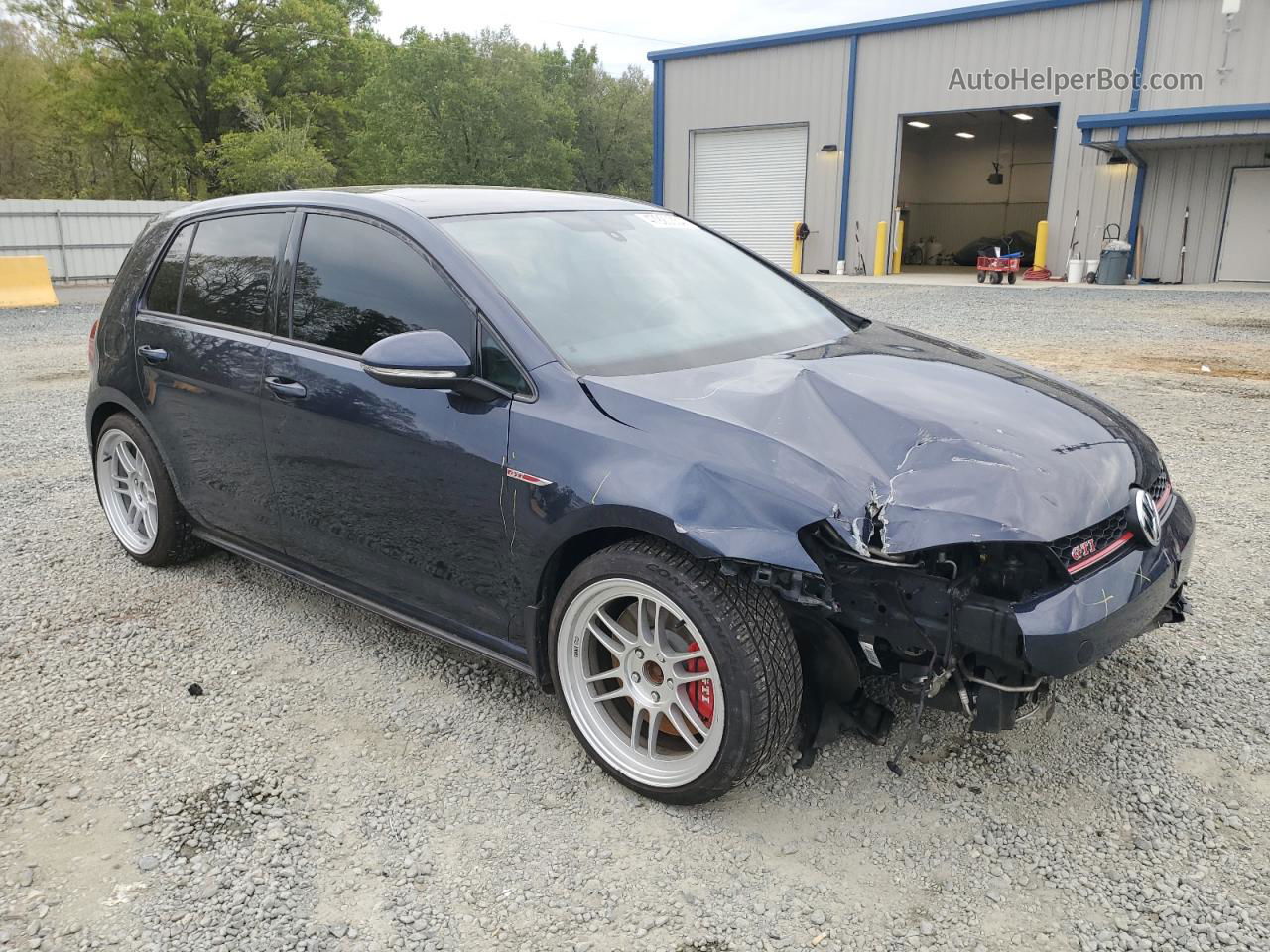 2016 Volkswagen Gti S/se Синий vin: 3VW447AUXGM025153