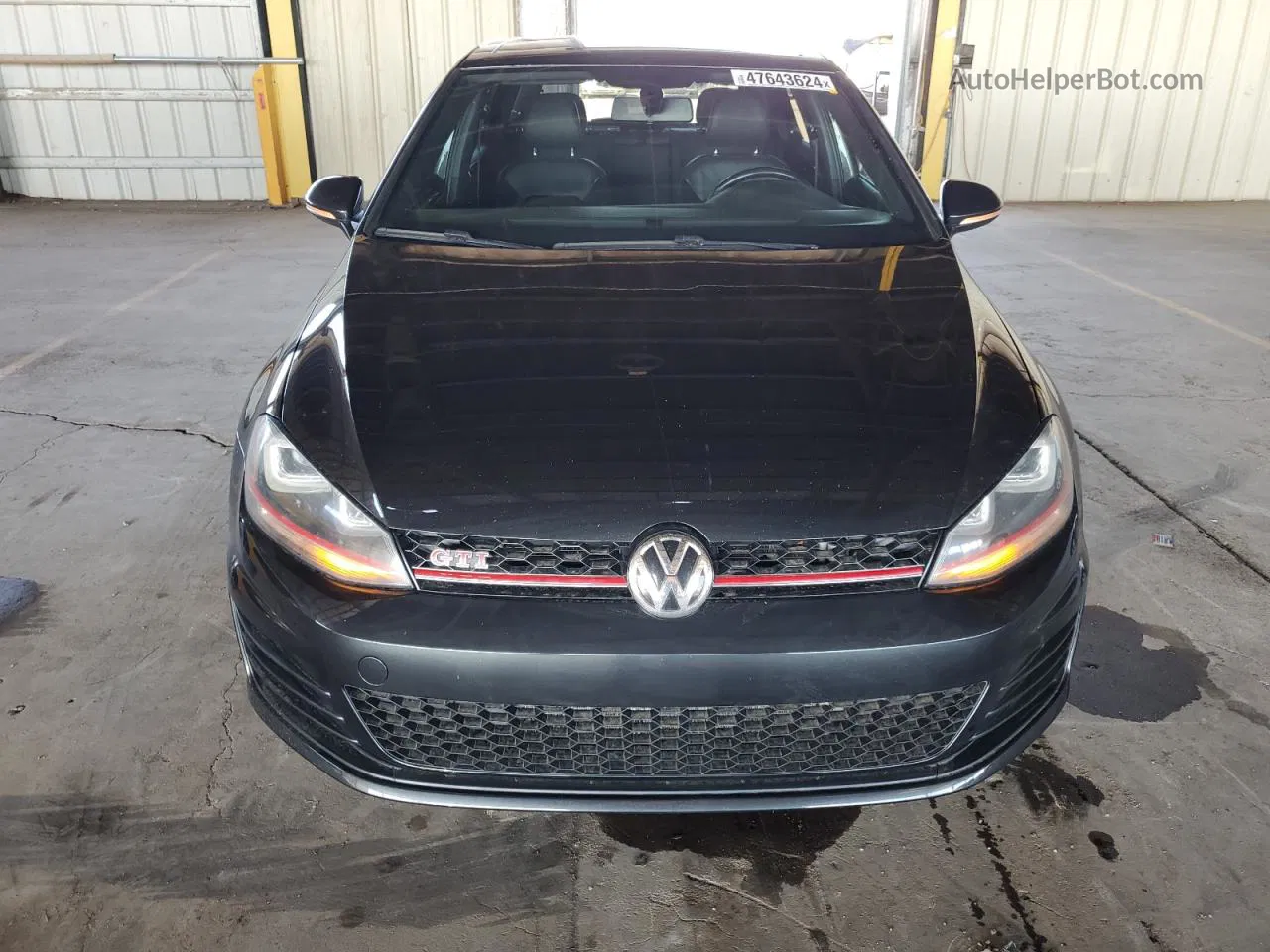 2016 Volkswagen Gti S/se Black vin: 3VW447AUXGM054698