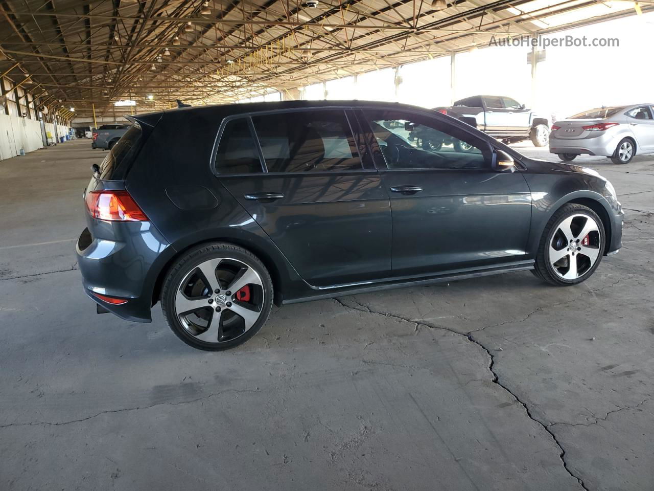 2016 Volkswagen Gti S/se Black vin: 3VW447AUXGM054698