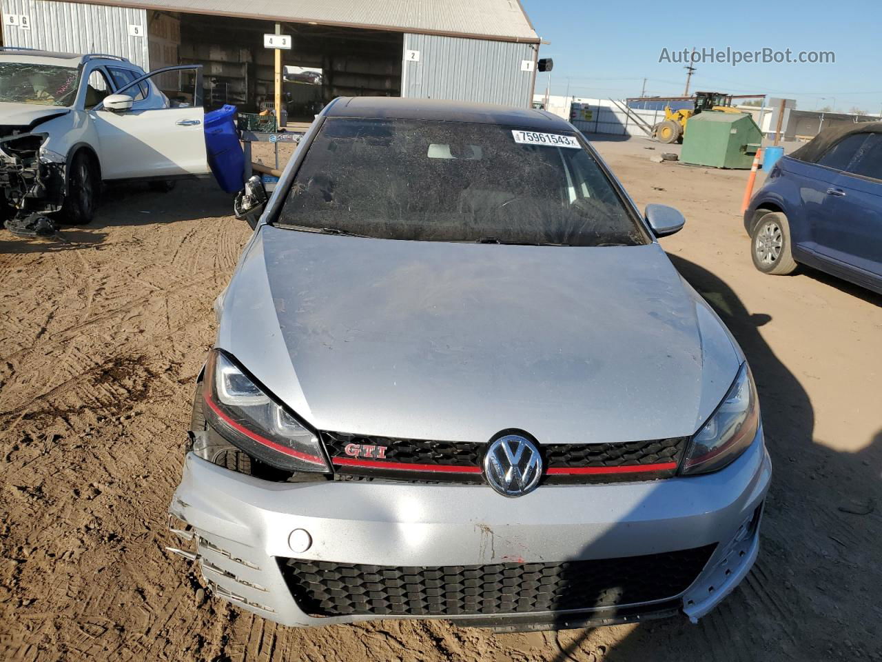 2016 Volkswagen Gti S/se Серебряный vin: 3VW447AUXGM069959