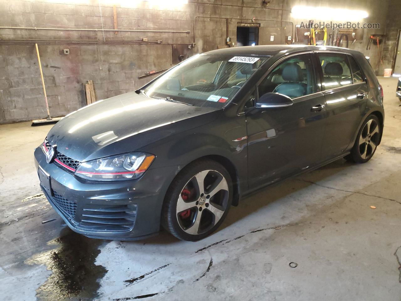 2017 Volkswagen Gti S/se Gray vin: 3VW447AUXHM031584