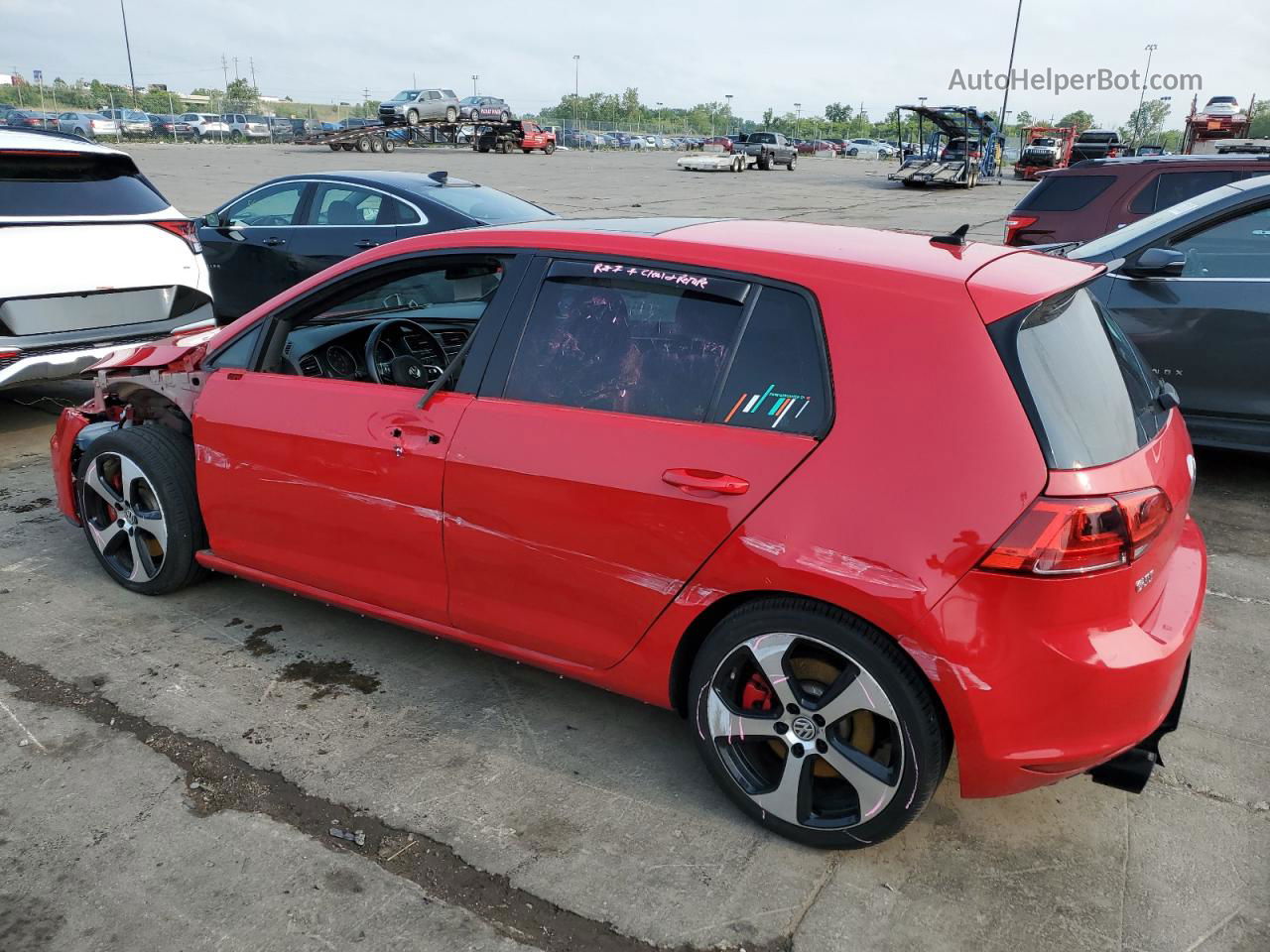 2017 Volkswagen Gti S/se Красный vin: 3VW447AUXHM035232