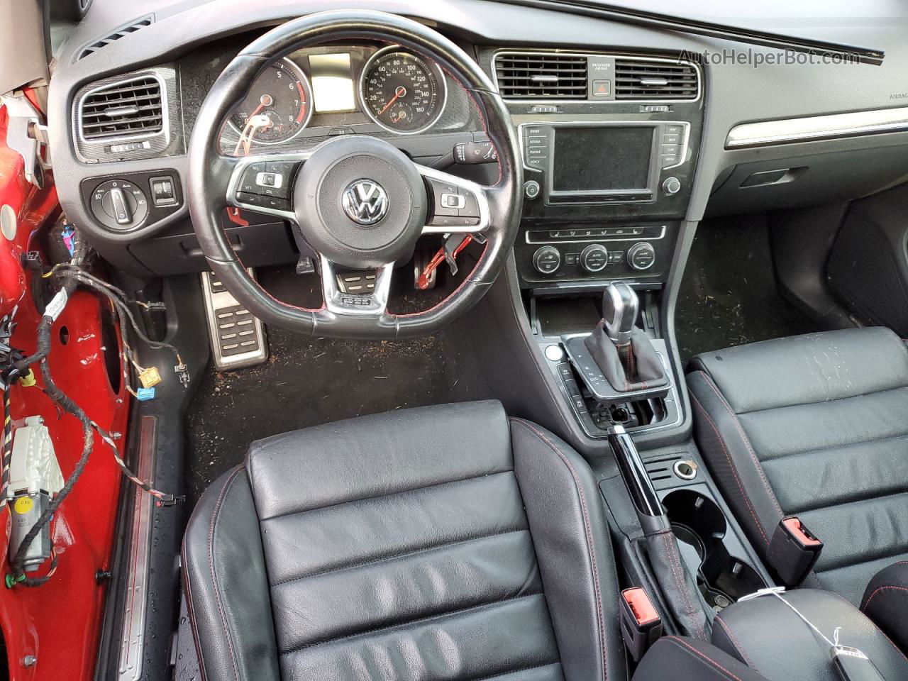 2017 Volkswagen Gti S/se Красный vin: 3VW447AUXHM035232