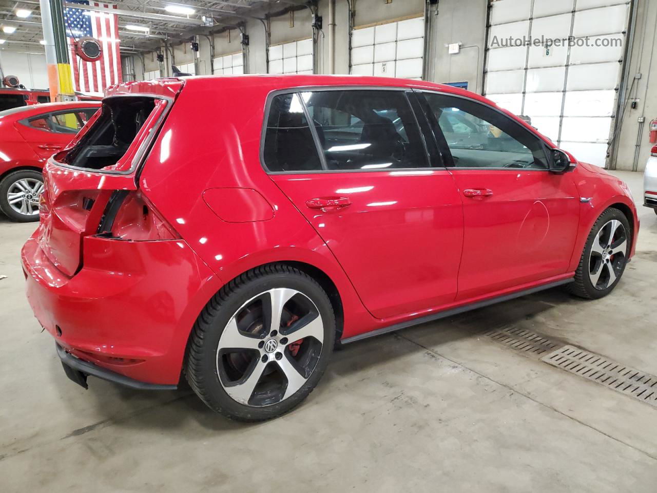 2017 Volkswagen Gti S/se Красный vin: 3VW447AUXHM037031