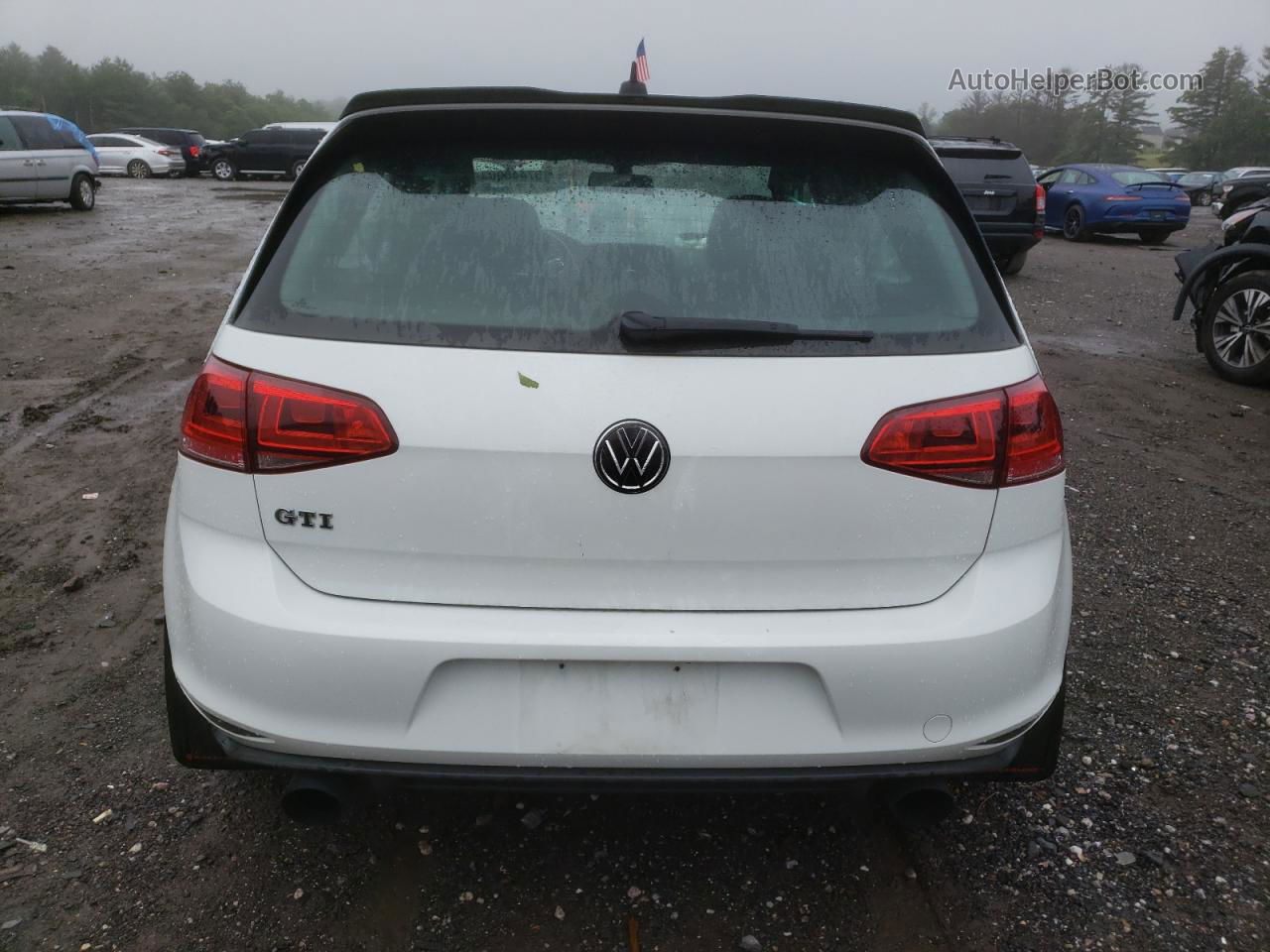 2017 Volkswagen Gti S/se White vin: 3VW447AUXHM038857