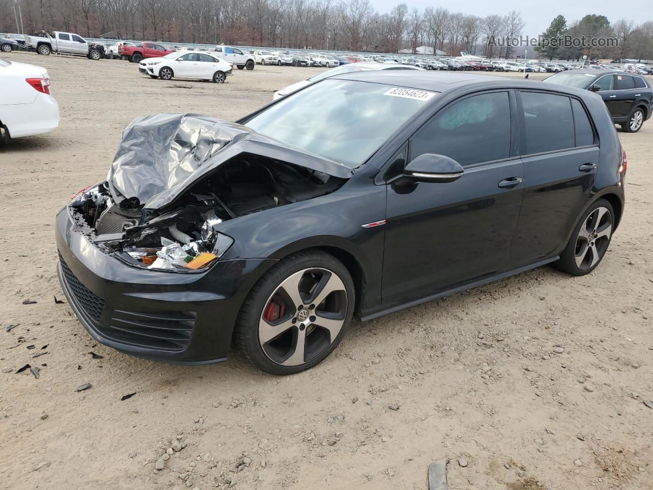 2017 Volkswagen Gti S/se Black vin: 3VW447AUXHM052483