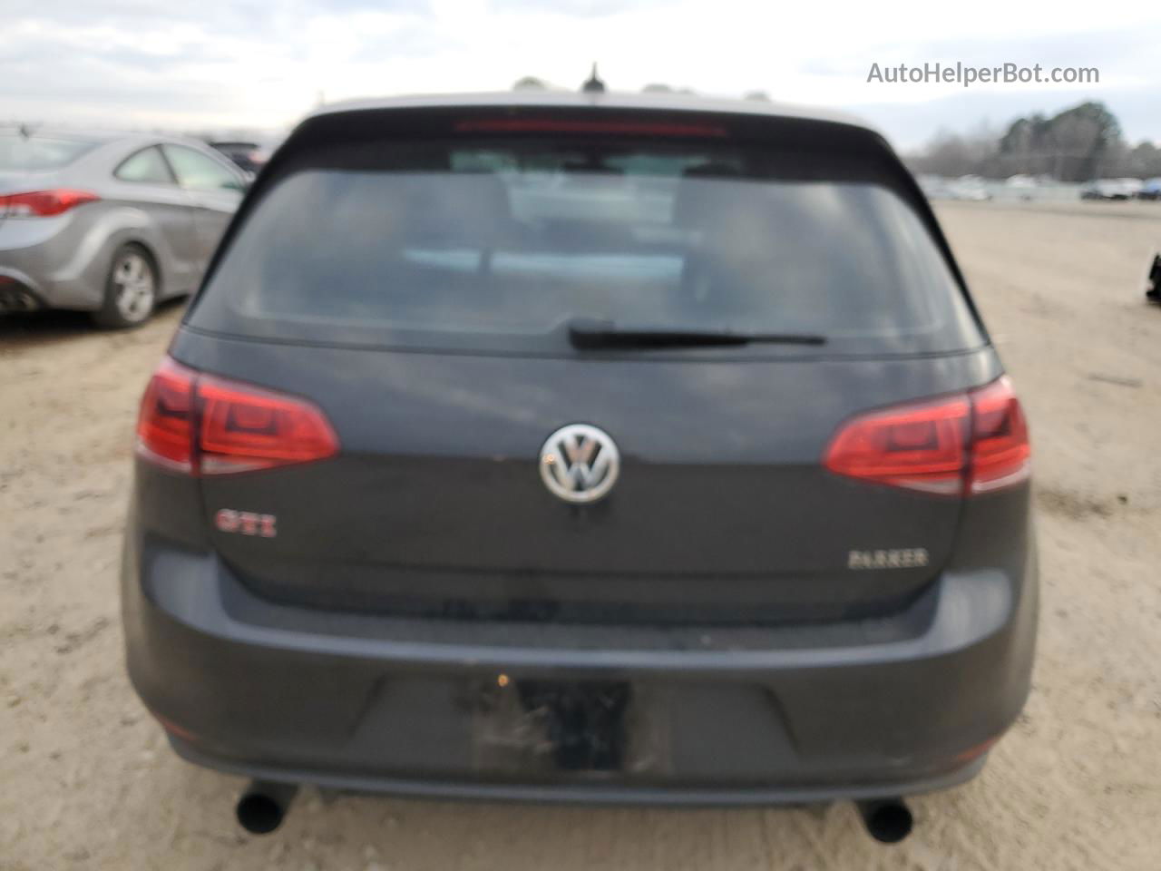 2017 Volkswagen Gti S/se Black vin: 3VW447AUXHM052483