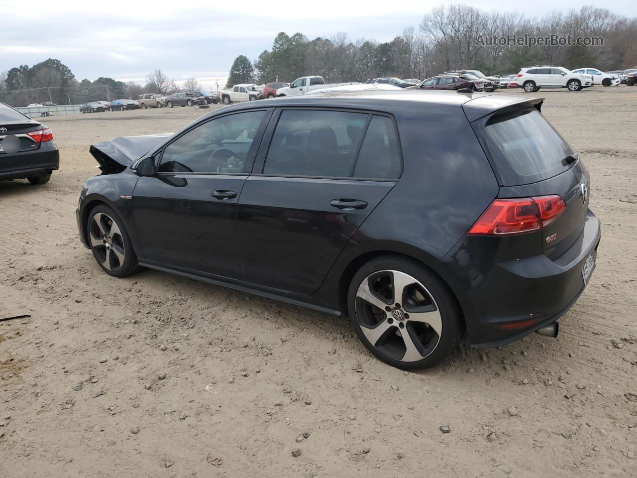 2017 Volkswagen Gti S/se Black vin: 3VW447AUXHM052483