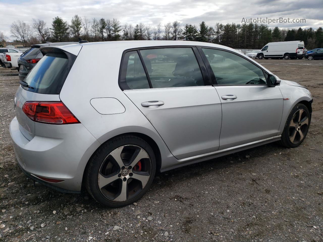 2017 Volkswagen Gti S/se Серебряный vin: 3VW447AUXHM052693