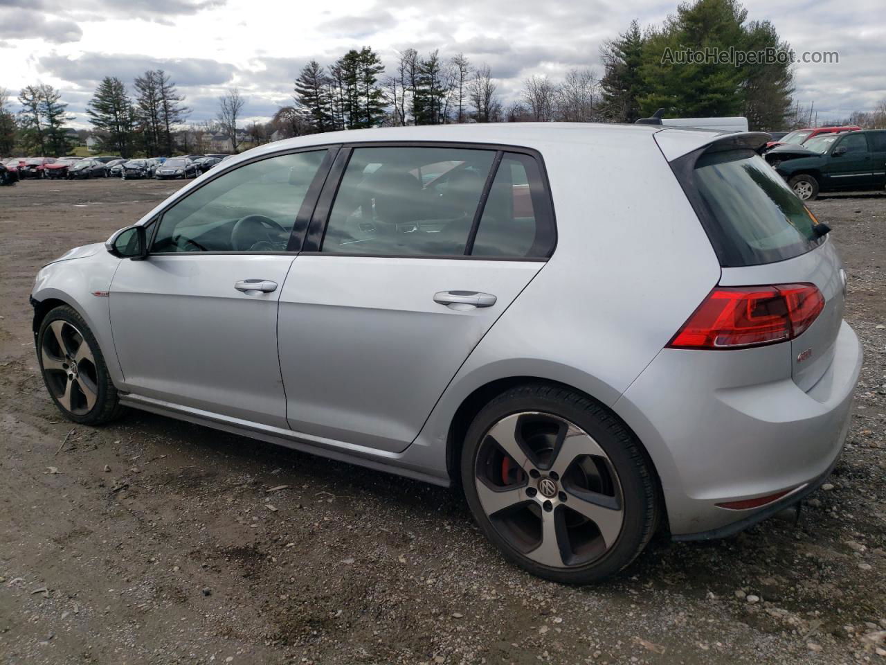 2017 Volkswagen Gti S/se Серебряный vin: 3VW447AUXHM052693