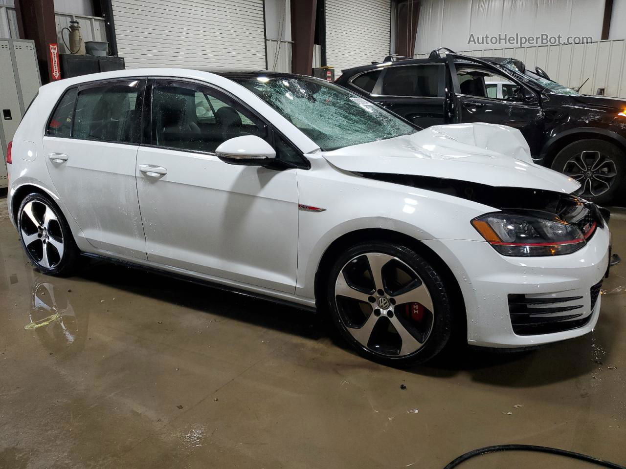 2017 Volkswagen Gti S/se White vin: 3VW447AUXHM062785