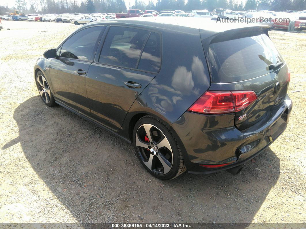 2017 Volkswagen Golf Gti S/se/autobahn/sport Gray vin: 3VW447AUXHM068912