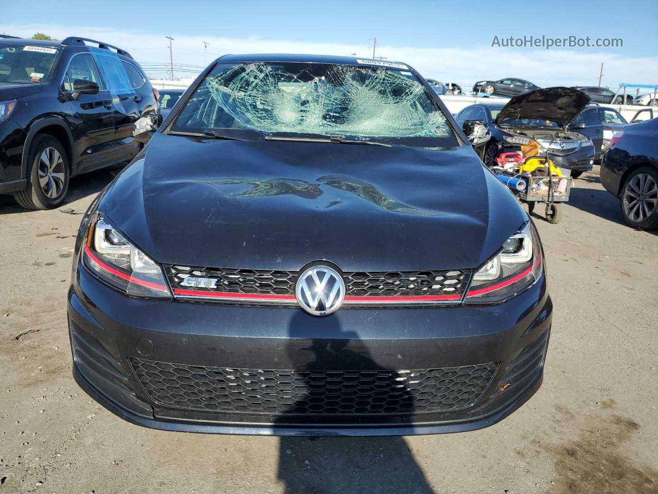 2017 Volkswagen Gti S/se Черный vin: 3VW447AUXHM075066