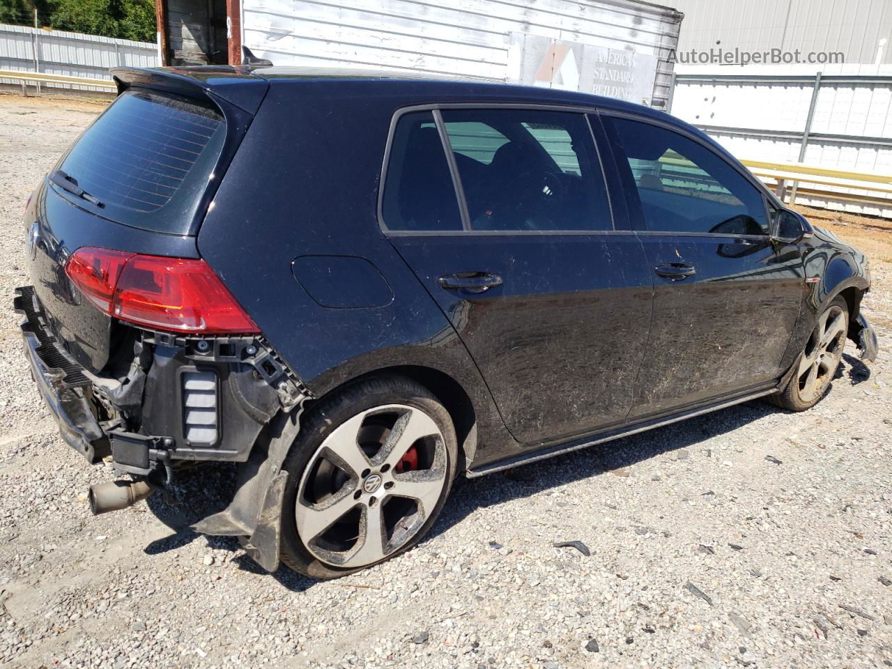 2017 Volkswagen Gti S/se Black vin: 3VW447AUXHM075830