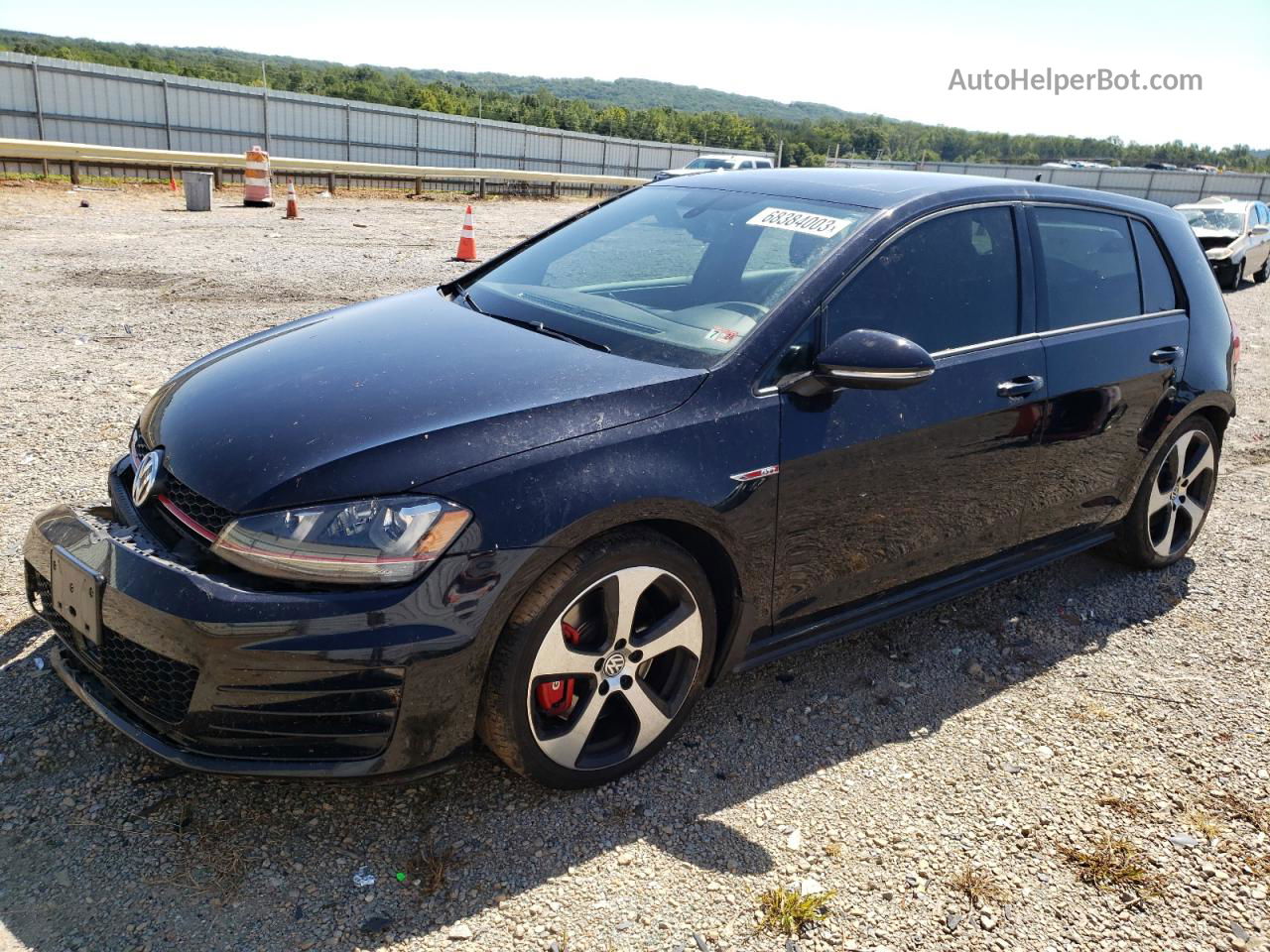 2017 Volkswagen Gti S/se Black vin: 3VW447AUXHM075830