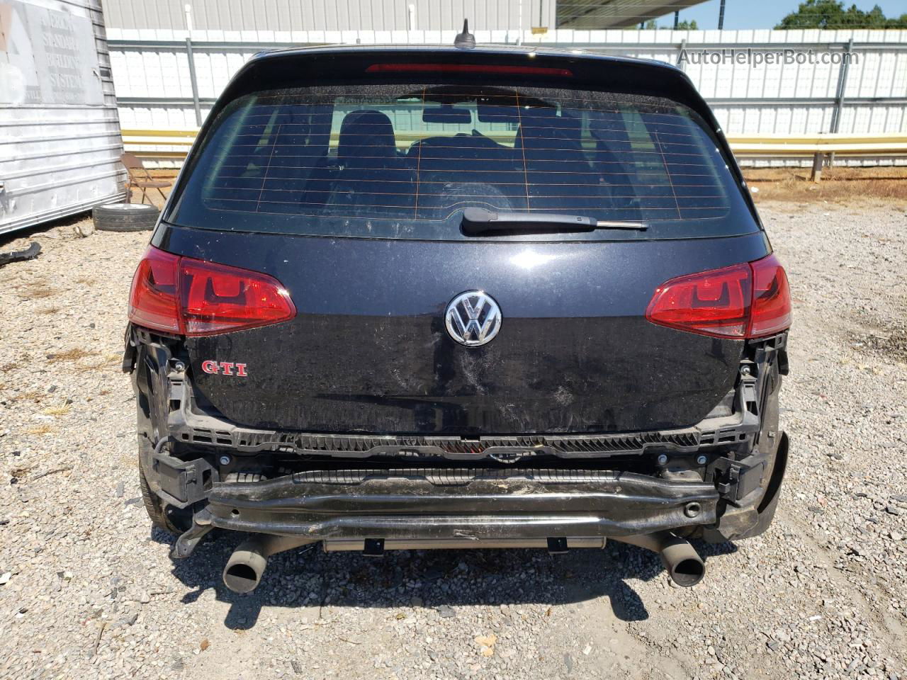 2017 Volkswagen Gti S/se Black vin: 3VW447AUXHM075830