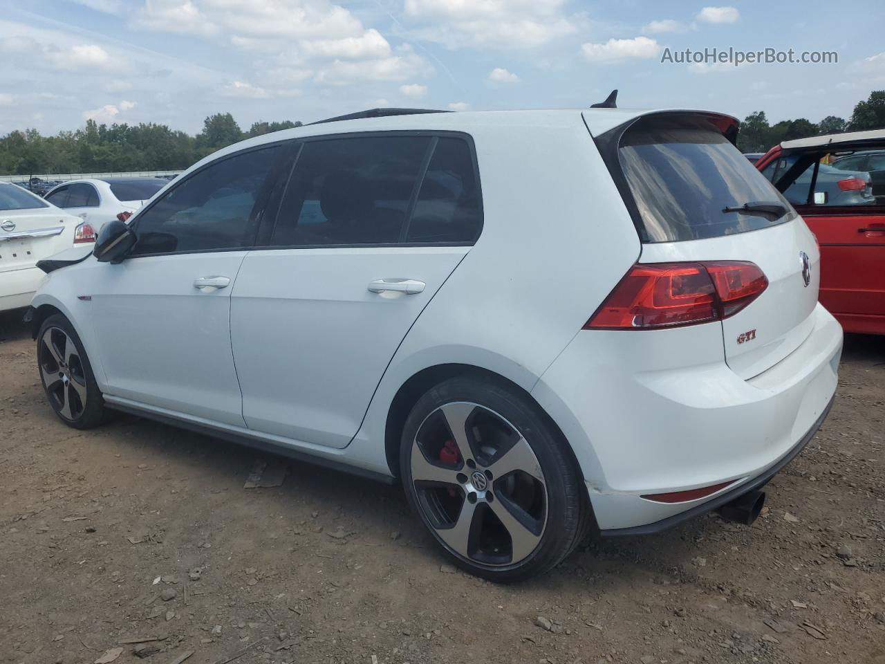 2017 Volkswagen Gti S/se White vin: 3VW447AUXHM076718