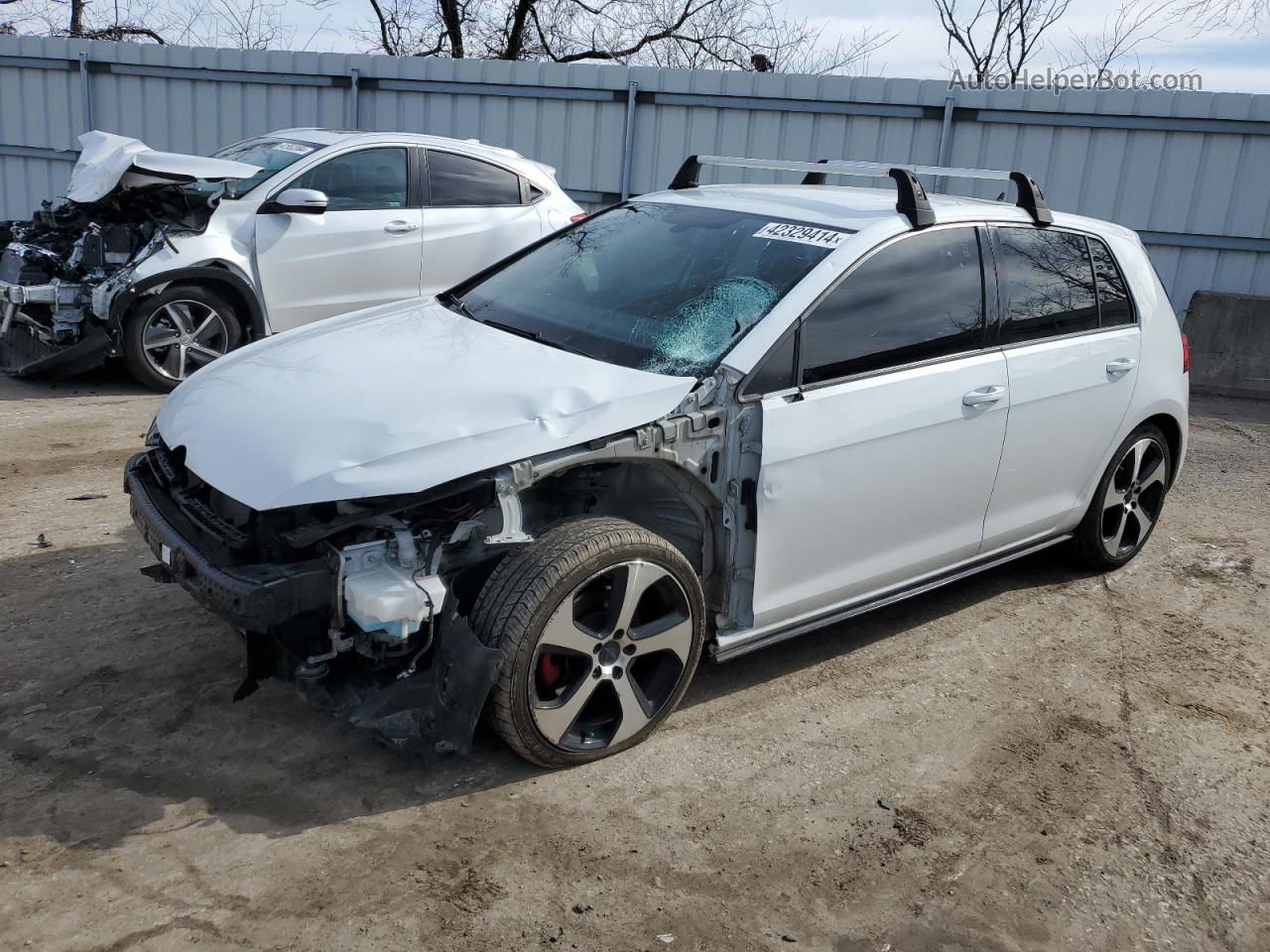 2018 Volkswagen Gti S/se White vin: 3VW447AUXJM265438