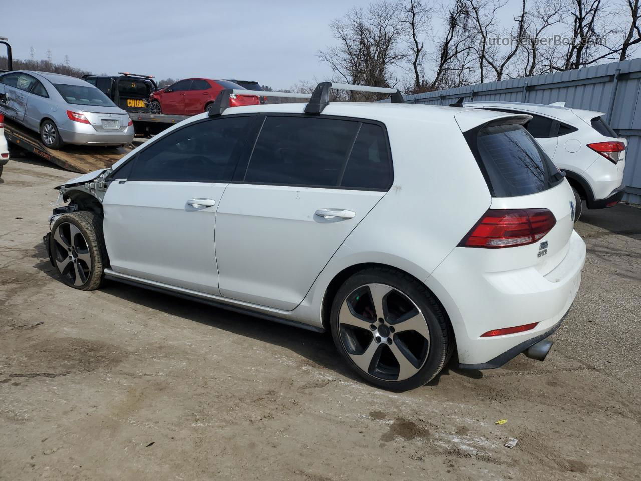 2018 Volkswagen Gti S/se White vin: 3VW447AUXJM265438