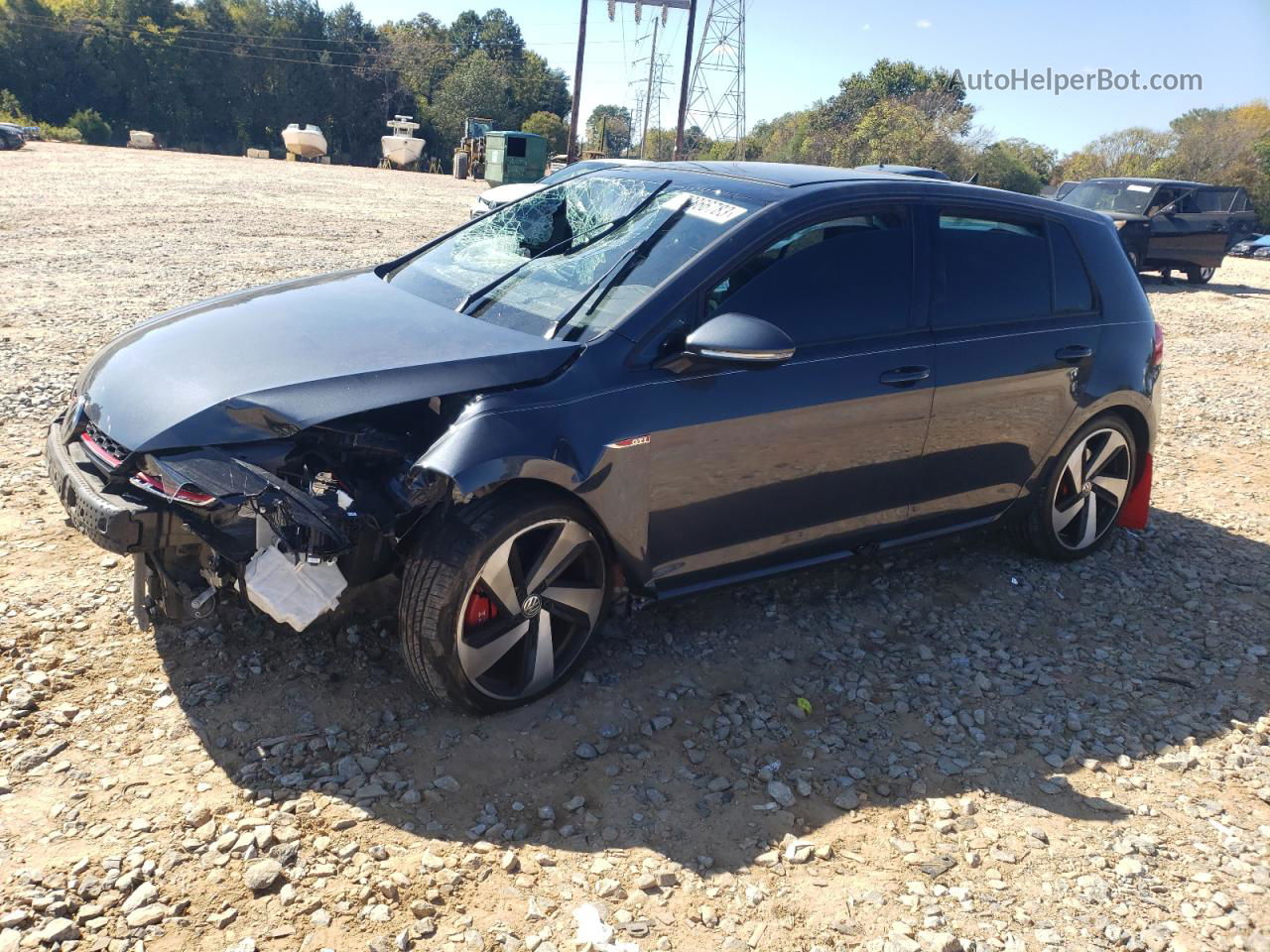 2018 Volkswagen Gti S/se Серый vin: 3VW447AUXJM295393