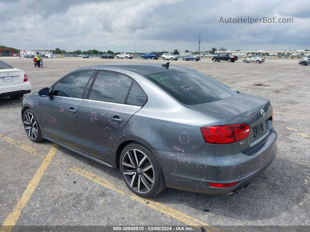 2013 Volkswagen Jetta Gli Autobahn W/nav Gray vin: 3VW467AJ5DM260863