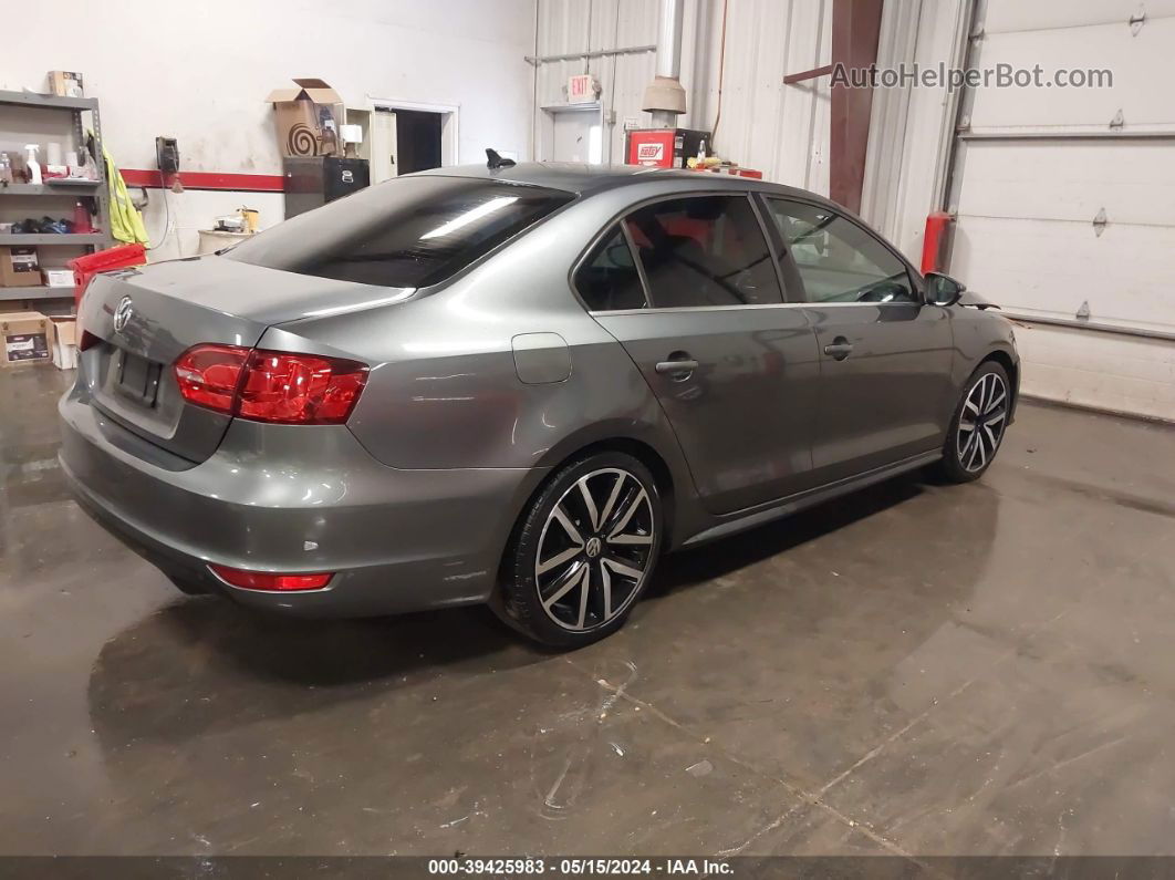 2013 Volkswagen Jetta Gray vin: 3VW467AJ8DM233513