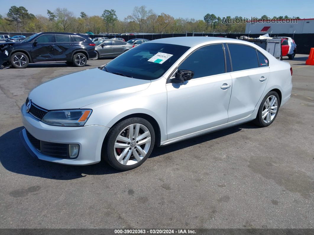 2012 Volkswagen Jetta Gli Silver vin: 3VW467AJ9CM465438