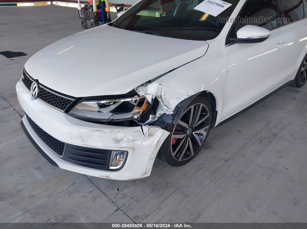 2012 Volkswagen Jetta Gli Autobahn White vin: 3VW4A7AJ1CM421609