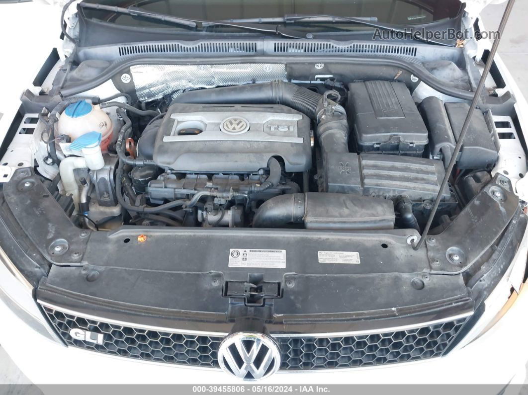 2012 Volkswagen Jetta Gli Autobahn Белый vin: 3VW4A7AJ1CM421609