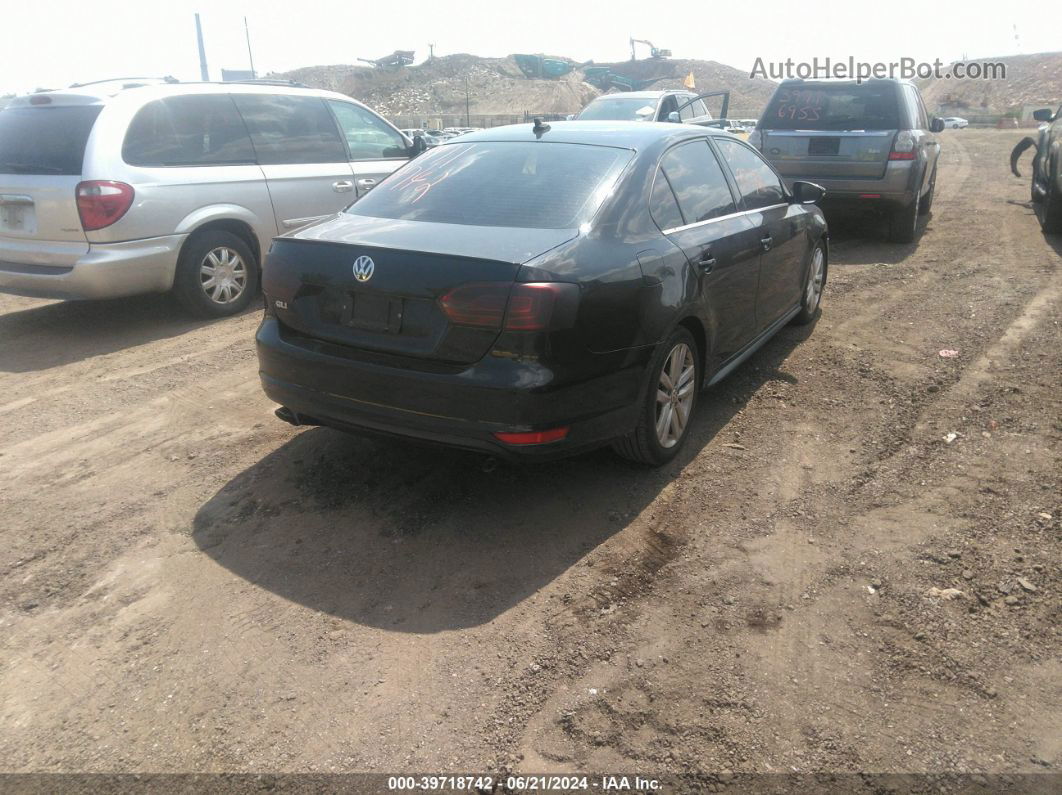 2013 Volkswagen Jetta Gli Black vin: 3VW4A7AJ1DM212338