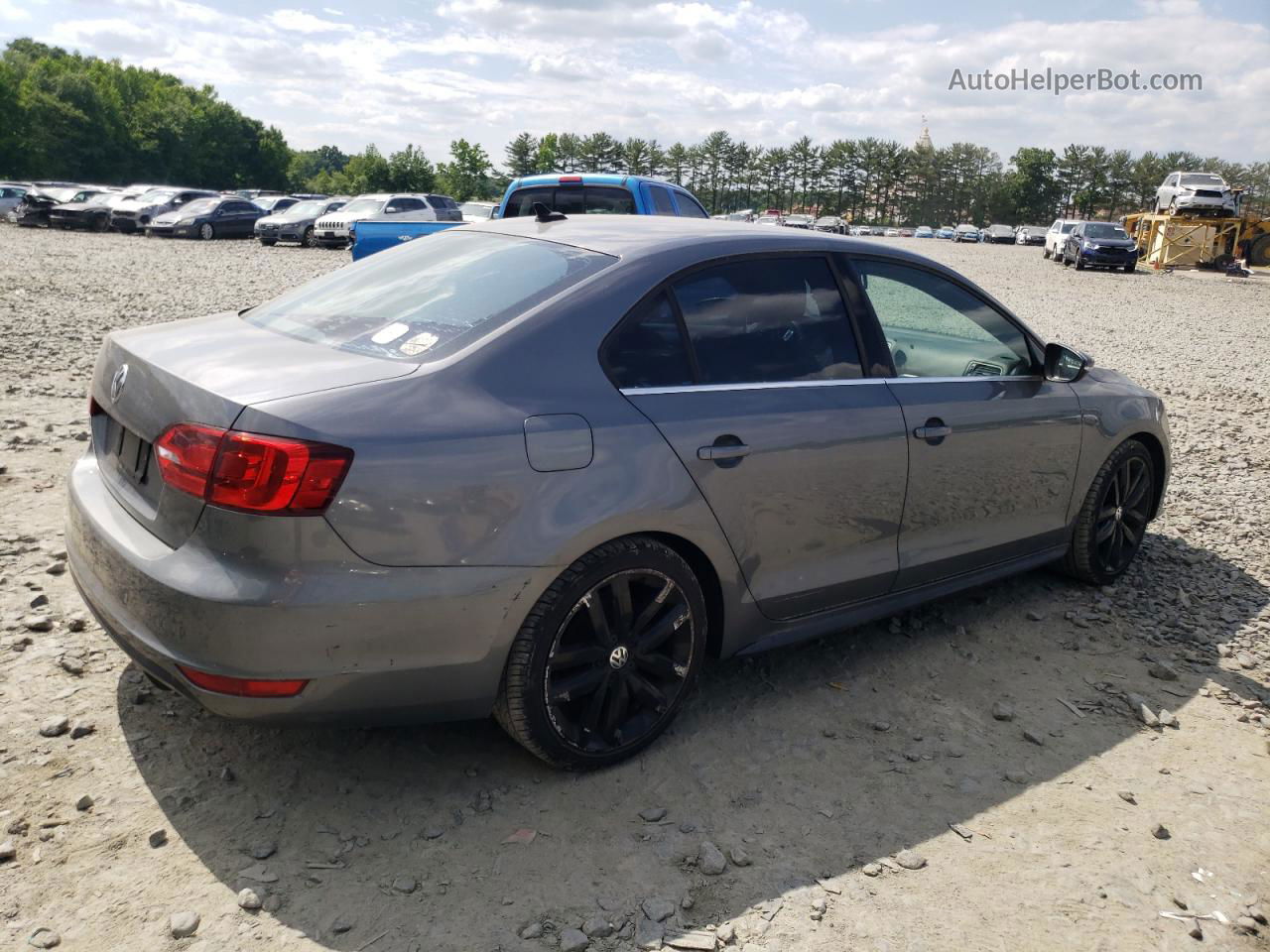 2012 Volkswagen Jetta Gli Gray vin: 3VW4A7AJ2CM088269