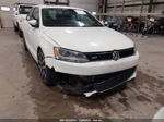 2013 Volkswagen Jetta Gli Autobahn White vin: 3VW4A7AJ2DM414203