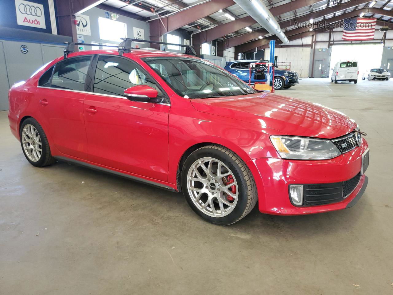 2012 Volkswagen Jetta Gli Red vin: 3VW4A7AJ3CM064644