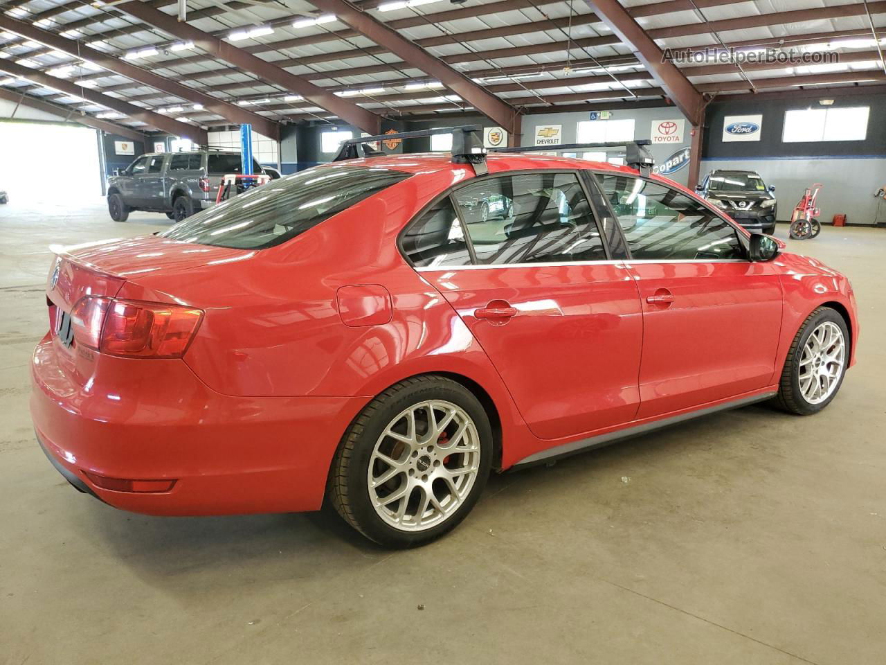 2012 Volkswagen Jetta Gli Red vin: 3VW4A7AJ3CM064644