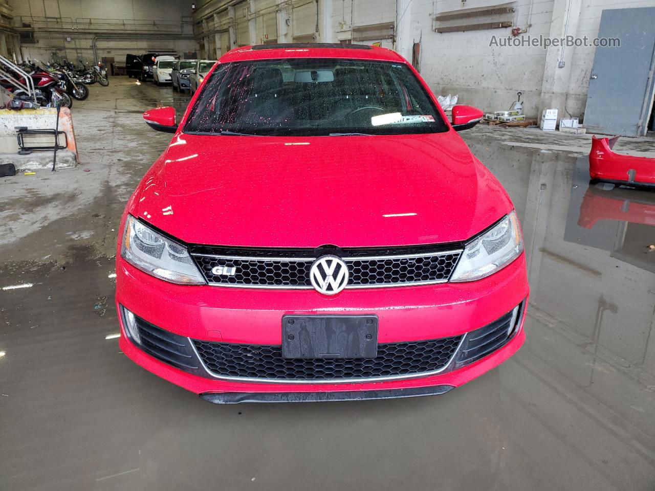 2012 Volkswagen Jetta Gli Red vin: 3VW4A7AJ4CM424357