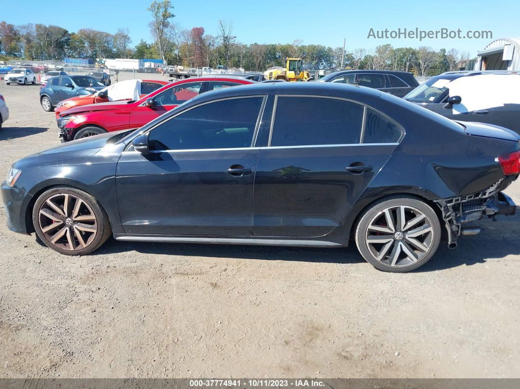 2013 Volkswagen Jetta Gli Autobahn W/nav Черный vin: 3VW4A7AJ4DM217064